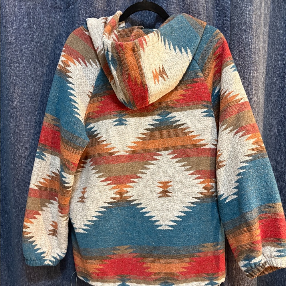 Cozy Multicolor Patterned Women's Pullover - image 7